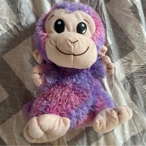 Plush Purple and Pink Monkey Toy
